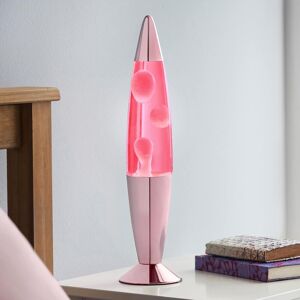 Global Gizmos 48879 16" Pastel Pink Lava Lamp/rose Gold Chrome Base/retro Nosta Global Gizmos 48879 16" Pastel Pink Lava Lamp/rose Gold Chrome Base/retro Nosta