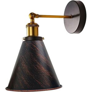 Dcvoltage Vintage Industrial Wall Light Fitting Metal Cone Shape Shade Indoor Li Dcvoltage Vintage Industrial Wall Light Fitting Metal Cone Shape Shade Indoor Li