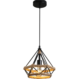 Does Not Apply Manila Hemp Rope Black Diamond Pendant Light E27 Fitting Adjustable Hanging Does Not Apply Manila Hemp Rope Black Diamond Pendant Light E27 Fitting Adjustable Hanging