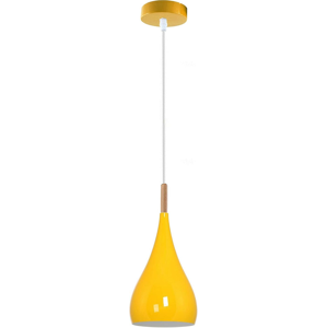 Does Not Apply Modern Teardrop Shaped Yellow Pendant Light Shade Industrial Hanging Ceiling Lig Does Not Apply Modern Teardrop Shaped Yellow Pendant Light Shade Industrial Hanging Ceiling Lig