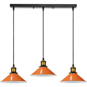 Does Not Apply Industrial 3-Light E27 Pendant Lighting Adjustable Metal Hanging Lamp Ceiling La Does Not Apply Industrial 3-Light E27 Pendant Lighting Adjustable Metal Hanging Lamp Ceiling La