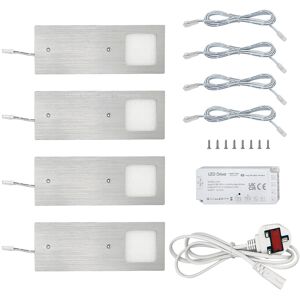 Long Life Lamp Company 4 X 5w Led Under Cabinet Kitchen Shelf Lights Slim Metal Cool White Kit Uc01 Long Life Lamp Company 4 X 5w Led Under Cabinet Kitchen Shelf Lights Slim Metal Cool White Kit Uc01