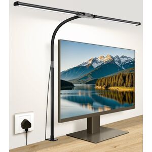 Woputne Desk Lamp With Clamp, With 5v 2a Adapter, Led Desk Lamp With Dual Head, Woputne Desk Lamp With Clamp, With 5v 2a Adapter, Led Desk Lamp With Dual Head,