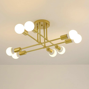 Does Not Apply Modern Ceiling Light Fixtures,Adjustable 8-Light Sputnik E27 Chandelier,Semi-Flu Does Not Apply Modern Ceiling Light Fixtures,Adjustable 8-Light Sputnik E27 Chandelier,Semi-Flu