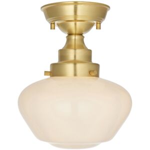 Antique Brass Semi Flush Ceiling Light - Indoor Antique Brass Semi Flush Ceiling Light - Indoor