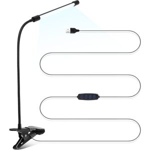 Sodial 5x(8w Led Clip On Lamp, Desk Light With 3 Modes 2m Cable Dimmer 10 Levels6795 Sodial 5x(8w Led Clip On Lamp, Desk Light With 3 Modes 2m Cable Dimmer 10 Levels6795