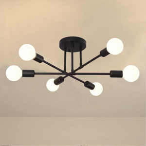 Does Not Apply Modern Sputnik Chandelier 6-Light Semi Flush Mount Ceiling Pendant Lighting Gold Does Not Apply Modern Sputnik Chandelier 6-Light Semi Flush Mount Ceiling Pendant Lighting Gold
