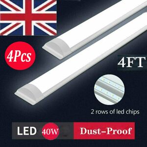 Kartols 4 Pack 4ft Led Shop Light 6000k Daylight Fixture Led Ceiling Lights Garage Lamp Kartols 4 Pack 4ft Led Shop Light 6000k Daylight Fixture Led Ceiling Lights Garage Lamp