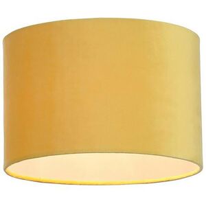 Litecraft Light Shade 30 Cm Velvet Easy Fit Ceiling Lampshade - Ochre Clearance Litecraft Light Shade 30 Cm Velvet Easy Fit Ceiling Lampshade - Ochre Clearance