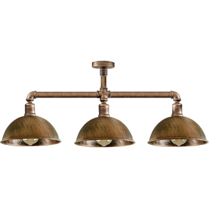 Does Not Apply 3 Way Water Pipe Ceiling Pendant Lights Fitting 60cm Metal Dome Indoor Lamp For Does Not Apply 3 Way Water Pipe Ceiling Pendant Lights Fitting 60cm Metal Dome Indoor Lamp For