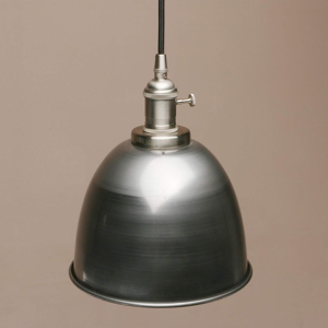 Does Not Apply Lighting Industrial Edison Single Metal Dome Pendant Ceiling Light With Brushed Does Not Apply Lighting Industrial Edison Single Metal Dome Pendant Ceiling Light With Brushed