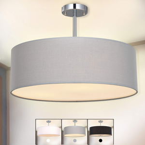 Does Not Apply Ceiling Light, Modern Fabric Pendant Light Shade, Large Grey Drum Lampshade, Rou Does Not Apply Ceiling Light, Modern Fabric Pendant Light Shade, Large Grey Drum Lampshade, Rou