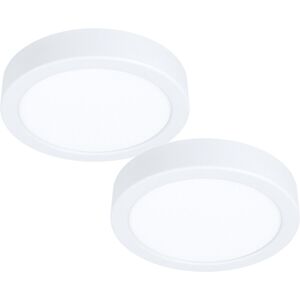Loops 2 Pack Wall Ceiling Light 160mm White Surface Mounted 10.5W LED - Ceiling Light Loops 2 Pack Wall Ceiling Light 160mm White Surface Mounted 10.5W LED - Ceiling Light