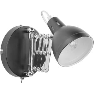 Beliani Wall Lamp Metal Black Harrington Beliani Wall Lamp Metal Black Harrington