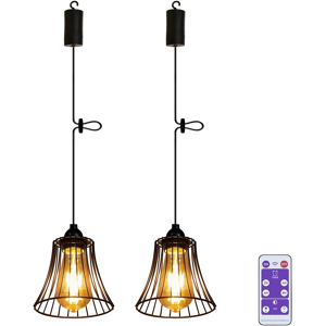Does Not Apply 2 X Industrial Pendant Lamp With Battery Remote Control Battery Pendant Light Ce Does Not Apply 2 X Industrial Pendant Lamp With Battery Remote Control Battery Pendant Light Ce
