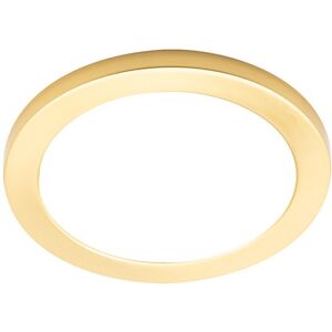 Litecraft Darly Flush Bathroom Ceiling Or Wall Light 18 Watt Led - Satin Brass Litecraft Darly Flush Bathroom Ceiling Or Wall Light 18 Watt Led - Satin Brass