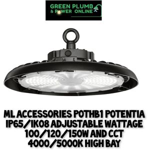 Knightsbridge Led Warehouse Potentia Ip65/ik08 Adjustable Wattage And Cct High Bay Ufo Knightsbridge Led Warehouse Potentia Ip65/ik08 Adjustable Wattage And Cct High Bay Ufo