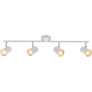 National Lighting Arezzo Modern 4 Way Decorative Matt White Finish Gu10 Led Compatible Adjustable National Lighting Arezzo Modern 4 Way Decorative Matt White Finish Gu10 Led Compatible Adjustable