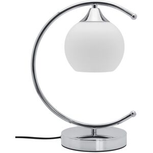 Long Life Lamp Company Arch Chrome Table Lamp Opaque Glass Globe Shade Desk Lamp Opal Sphere T503 Long Life Lamp Company Arch Chrome Table Lamp Opaque Glass Globe Shade Desk Lamp Opal Sphere T503