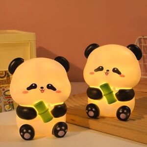 Panda Children'S Night Light, Battery Operated Night Lamp With Warm White, Cute Panda Children'S Night Light, Battery Operated Night Lamp With Warm White, Cute