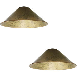 Does Not Apply Brushed Brass Metal Ceiling Lamp Shade - Easy Fit Light Pendant - 22cm Modern Ce Does Not Apply Brushed Brass Metal Ceiling Lamp Shade - Easy Fit Light Pendant - 22cm Modern Ce