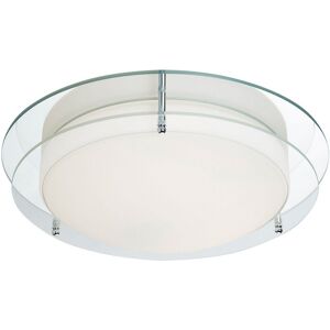 Searchlight LED Bathroom Flush Ceiling Light Chrome - IP44 Searchlight LED Bathroom Flush Ceiling Light Chrome - IP44
