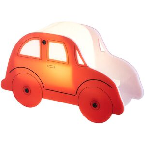 Litecraft Glow Car Table Lamp Children'S Bedside Integrated Led Lighting - Red Litecraft Glow Car Table Lamp Children'S Bedside Integrated Led Lighting - Red