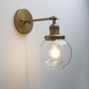 Industrial Wall Lights Vintage Wall Sconces With Clear Globe Glass Shade Wall La Industrial Wall Lights Vintage Wall Sconces With Clear Globe Glass Shade Wall La
