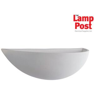 Endon Collection Lighting Mini Crescent - Wall Light - White Plaster - 1 Light Endon Collection Lighting Mini Crescent - Wall Light - White Plaster - 1 Light