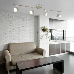 Searchlight Lighting Searchlight Quad - LED 4 Light Spotlight Bar Satin Silver - Spotlights Searchlight Lighting Searchlight Quad - LED 4 Light Spotlight Bar Satin Silver - Spotlights