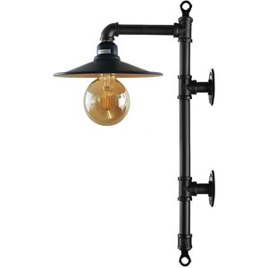 Vintage Retro Mid Century Style Industrial Steampunk Pipe Wall Light Metal Lamp Vintage Retro Mid Century Style Industrial Steampunk Pipe Wall Light Metal Lamp