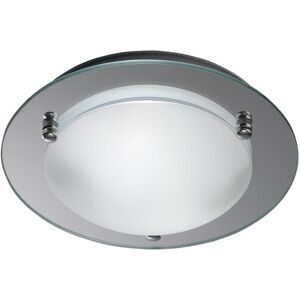 Brooklyn Flush Ceiling 30cm Round 2 Light E27 Polished Chrome Brooklyn Flush Ceiling 30cm Round 2 Light E27 Polished Chrome
