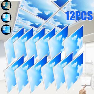 Kartols 12pcs 90w Sky Led Ceiling Panel Cloud Scene Recessed Panel Light - 600 X 600 Mm Kartols 12pcs 90w Sky Led Ceiling Panel Cloud Scene Recessed Panel Light - 600 X 600 Mm