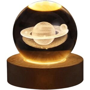 Sodial 2x(Valentines Day Gift Galaxy Crystal Lamp 3d Planet Lamp A Q8a1)3491 Sodial 2x(Valentines Day Gift Galaxy Crystal Lamp 3d Planet Lamp A Q8a1)3491