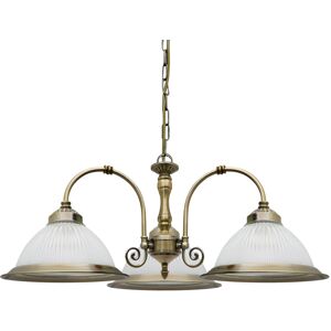 Long Life Lamp Company Vintage Ceiling 3 Light Antique Brass Pendant Light Ribbed Glass Lamp Shade K431 Long Life Lamp Company Vintage Ceiling 3 Light Antique Brass Pendant Light Ribbed Glass Lamp Shade K431