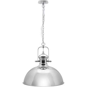 Long Life Lamp Company Vintage Antique Chrome Dome Shade Ceiling Chandelier Hanging Pendant Light M0123 Long Life Lamp Company Vintage Antique Chrome Dome Shade Ceiling Chandelier Hanging Pendant Light M0123