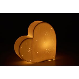 Premier Housewares White Heart Shaped Ceramic Led Night Warm Light Desk Lamp Kids Nursery Baby Room Premier Housewares White Heart Shaped Ceramic Led Night Warm Light Desk Lamp Kids Nursery Baby Room