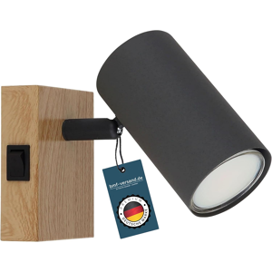 Does Not Apply ® Indoor Bedroom Wall Light With Switch - Wall Lamp Living Room 1 Bulb Wood Look Does Not Apply ® Indoor Bedroom Wall Light With Switch - Wall Lamp Living Room 1 Bulb Wood Look