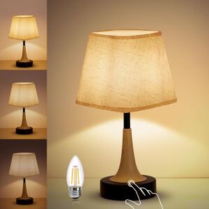 Huaeu Rechargeable Cordless Table Lamp, Touch Control Bedside Lamp With Fabric Shade, Huaeu Rechargeable Cordless Table Lamp, Touch Control Bedside Lamp With Fabric Shade,