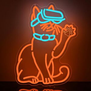 Vr Cat Neon Sign Gaming Cat Led Game Neon Signs For Wall Usb Light For Decoratio Vr Cat Neon Sign Gaming Cat Led Game Neon Signs For Wall Usb Light For Decoratio