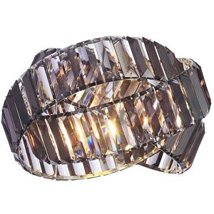 Litecraft Light Shade Two Ring 30.5 Cm Easy Fit Lampshade - Smoke Tint Clearance Litecraft Light Shade Two Ring 30.5 Cm Easy Fit Lampshade - Smoke Tint Clearance