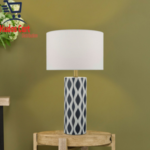 Does Not Apply Weylin Ceramic Table Lamp Light Navy White Faux Silk Shade Modern Rocker Switch Does Not Apply Weylin Ceramic Table Lamp Light Navy White Faux Silk Shade Modern Rocker Switch