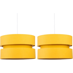 Does Not Apply Pair Of Modern Ochre Yellow Mustard Easy Fit Ceiling Light Shade Pendants Does Not Apply Pair Of Modern Ochre Yellow Mustard Easy Fit Ceiling Light Shade Pendants