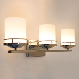 Long Life Lamp Company Modern Indoor 3 Frosted Glass Chrome Ip44 Wall Light H3093 With Led G9 Long Life Lamp Company Modern Indoor 3 Frosted Glass Chrome Ip44 Wall Light H3093 With Led G9