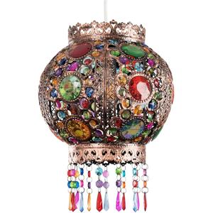 Does Not Apply Bazaar Style Chandelier With Multi-Coloured Acrylic Jewel Droplets Pendant L Does Not Apply Bazaar Style Chandelier With Multi-Coloured Acrylic Jewel Droplets Pendant L