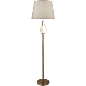 Searchlight Vegas - 1 Light Floor Lamp Antique Brass - Floor Lamp Searchlight Vegas - 1 Light Floor Lamp Antique Brass - Floor Lamp