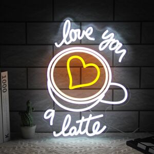 Coffee Bar Neon Sign Love You A Latte Led Sign Coffee Cup Neon Lights Cafe Neon Coffee Bar Neon Sign Love You A Latte Led Sign Coffee Cup Neon Lights Cafe Neon