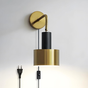 Does Not Apply Indoor Vintage Wall Light With Plug (165cm) E27 Wall Lamp 180° Adjustable - Indo Does Not Apply Indoor Vintage Wall Light With Plug (165cm) E27 Wall Lamp 180° Adjustable - Indo