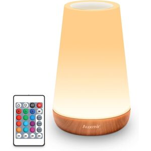 auxmir Auxmir Night Light, Led Touch Bedside Table Lamp, Remote Control Dimmable Light auxmir Auxmir Night Light, Led Touch Bedside Table Lamp, Remote Control Dimmable Light