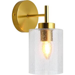 Antique Brass Wall Light Bubble Glass Lamp Shade Cylindrical Transparent Glass H Antique Brass Wall Light Bubble Glass Lamp Shade Cylindrical Transparent Glass H